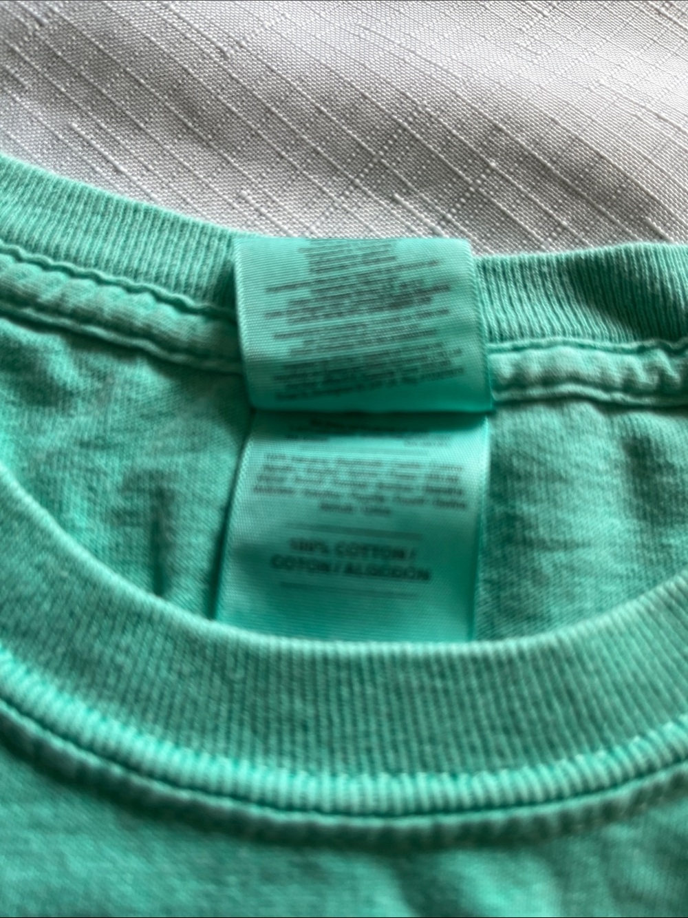 Vintage Anna Maria Island Florida Mint Green Long Sleeve Graphic Tee Size Small - Picture 5 of 8